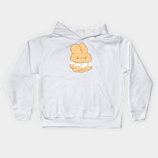 Cute rabbit as Bunibuni Creampuff Kids Hoodie